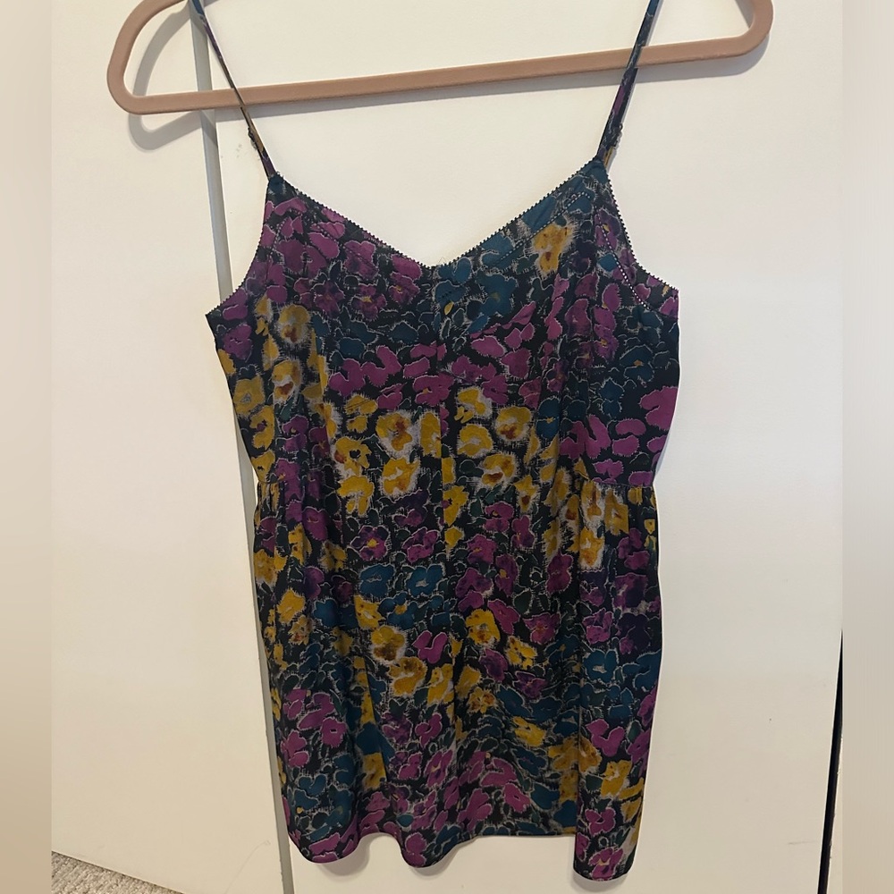 100% Silk Floral Camisole